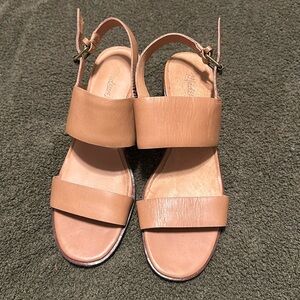 Madewell The Kiera Lugsole Sandal Heel
